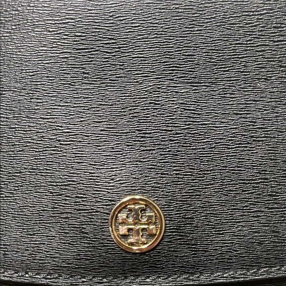 Tory Burch Black Leather Chain Crossbody Bag - Picture 3 of 5